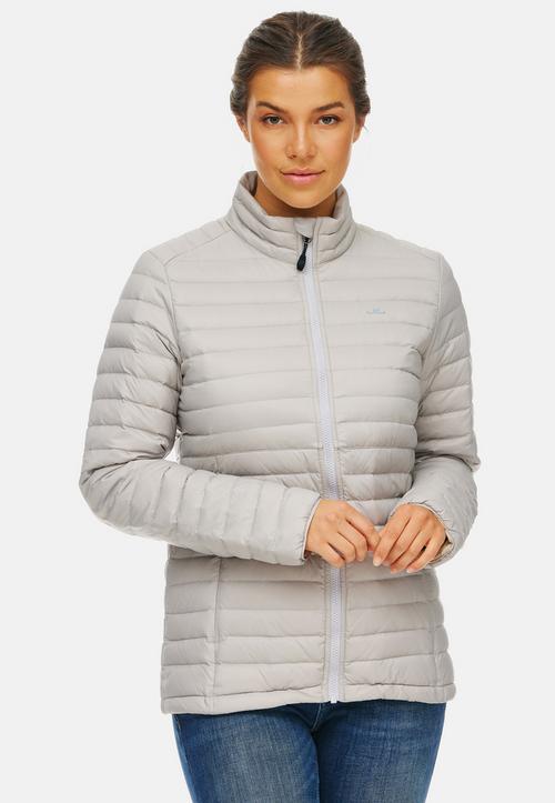 Rückansicht von Jeff Green Luna Daunenjacke Damen Silver