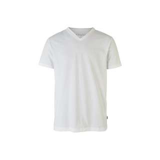 Cleptomanicx Ligull Regular V T-Shirt Herren White