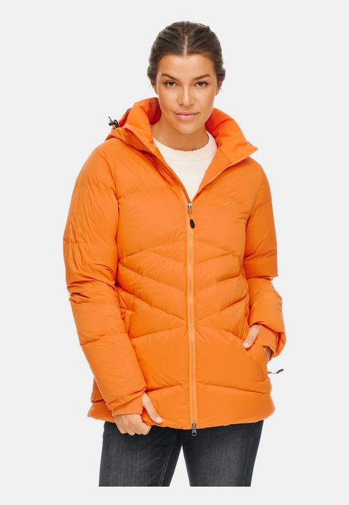 Rückansicht von Jeff Green Eva Daunenjacke Damen Orange