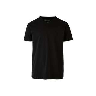Cleptomanicx Ligull Regular V T-Shirt Herren Black