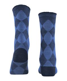 Rückansicht von Burlington Freizeitsocken Damen marine (6120)