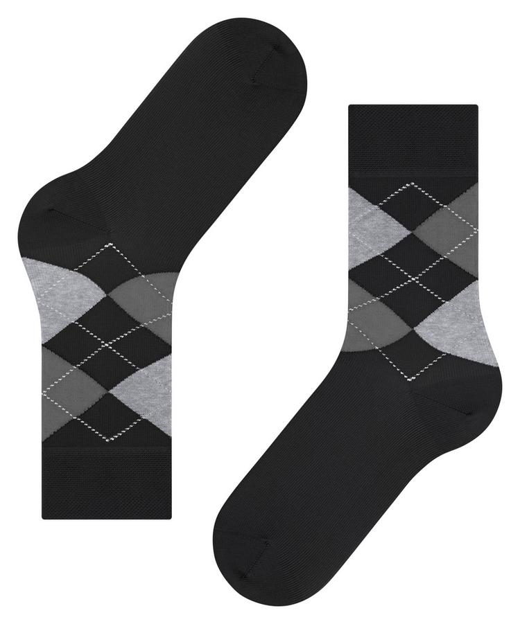 Falke Falke Sensitive Argyle SO Socken Damen - black (3000) - 2 | SportScheck