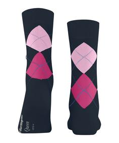 Rückansicht von Burlington Freizeitsocken Damen marine (6123)