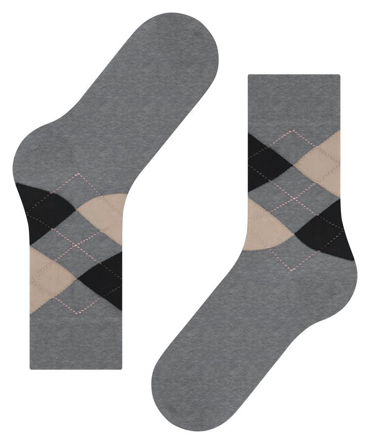 Falke Falke Sensitive Argyle SO Socken Damen - light greymel. (3390) - 2 | SportScheck