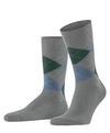 Falke Sens. Argyle SO Socken Herren - light greymel. (3390)