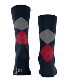 Rückansicht von Burlington Socken Freizeitsocken Herren marine (6120)