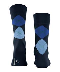 Rückansicht von Burlington Freizeitsocken Herren marine (6121)