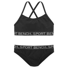 Bench Bustier-Bikini Bikini Set Damen schwarz