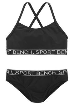 Bench Bustier-Bikini Bikini Set Damen schwarz