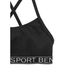 Rückansicht von Bench Bustier-Bikini Bikini Set Damen schwarz