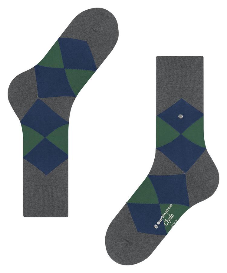 Burlington Burlington Clyde Socken Herren - carbon mel (3975) - 2 | SportScheck