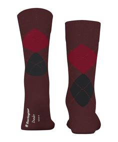 Rückansicht von Burlington Freizeitsocken Herren merlot (8005)