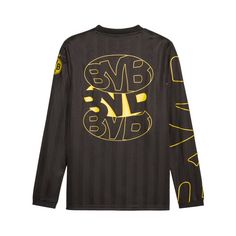 Rückansicht von PUMA BVB Dortmund ftblStatement Sweatshirt Sweatshirt schwarzgelb
