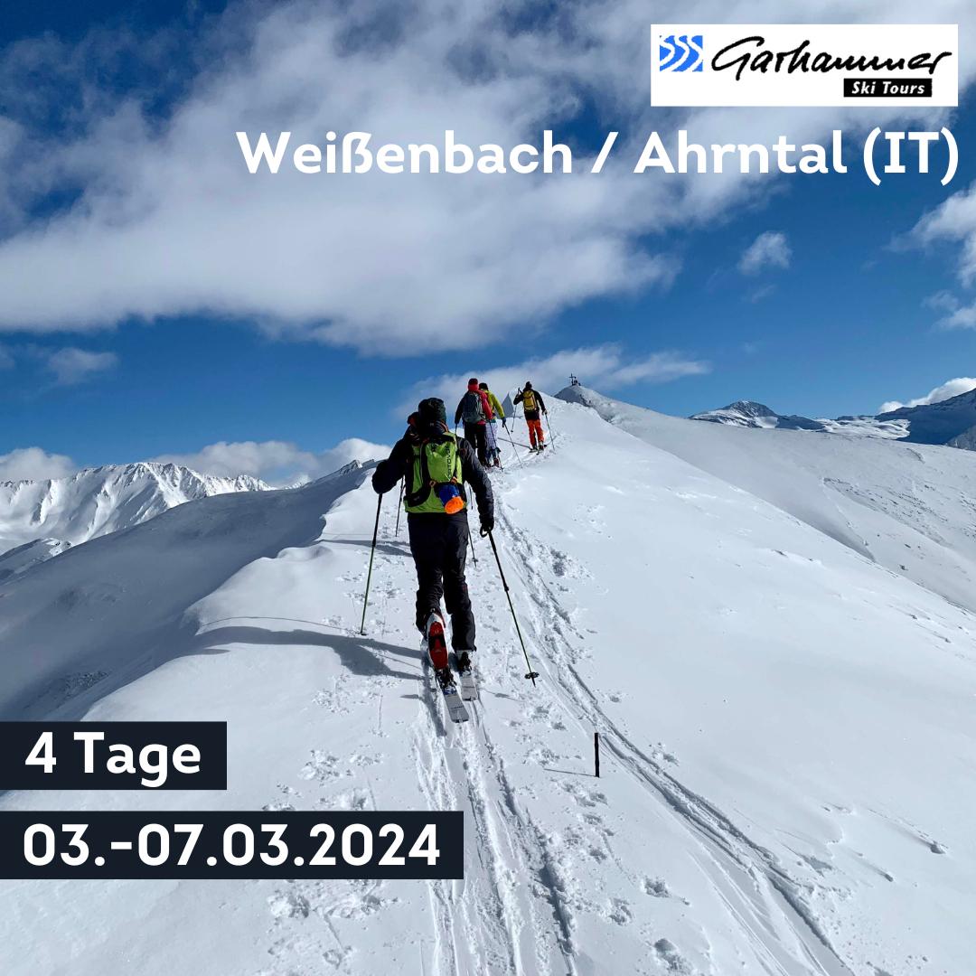 Geführte Skitour für Fortgeschrittene Skitourenkurs
