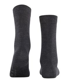 Rückansicht von Falke Softmerino SO Freizeitsocken Damen anthra.mel (3089)