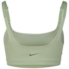 Rückansicht von Nike Yoga Dri-FIT Indy Sport-BH Sport-BH Damen hellgrün / grün