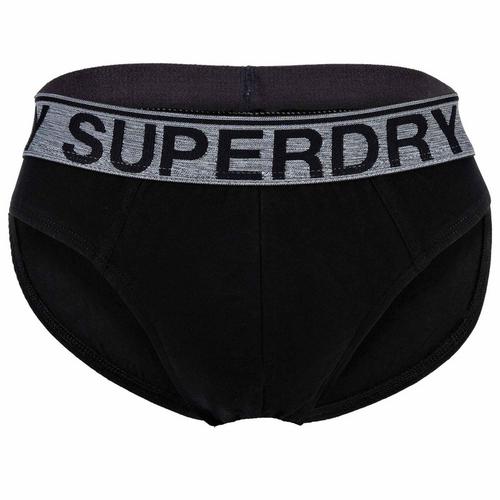 Rückansicht von Superdry Slip Slip Herren Schwarz