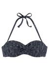 ELBSAND B&uuml;gel-Bandeau-Bikini-Top Bikini Oberteil Damen - schwarz