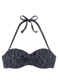 ELBSAND B&uuml;gel-Bandeau-Bikini-Top Bikini Oberteil Damen - schwarz