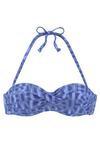 ELBSAND B&uuml;gel-Bandeau-Bikini-Top Bikini Oberteil Damen - blau