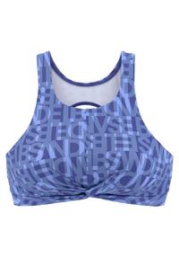 ELBSAND Crop-Bikini-Top Bikini Oberteil Damen - blau