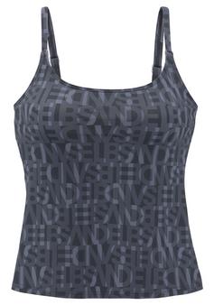 ELBSAND Tankini-Top Tankini Oberteil Damen schwarz