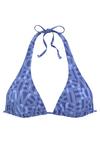 ELBSAND Triangel-Bikini-Top Bikini Oberteil Damen - blau