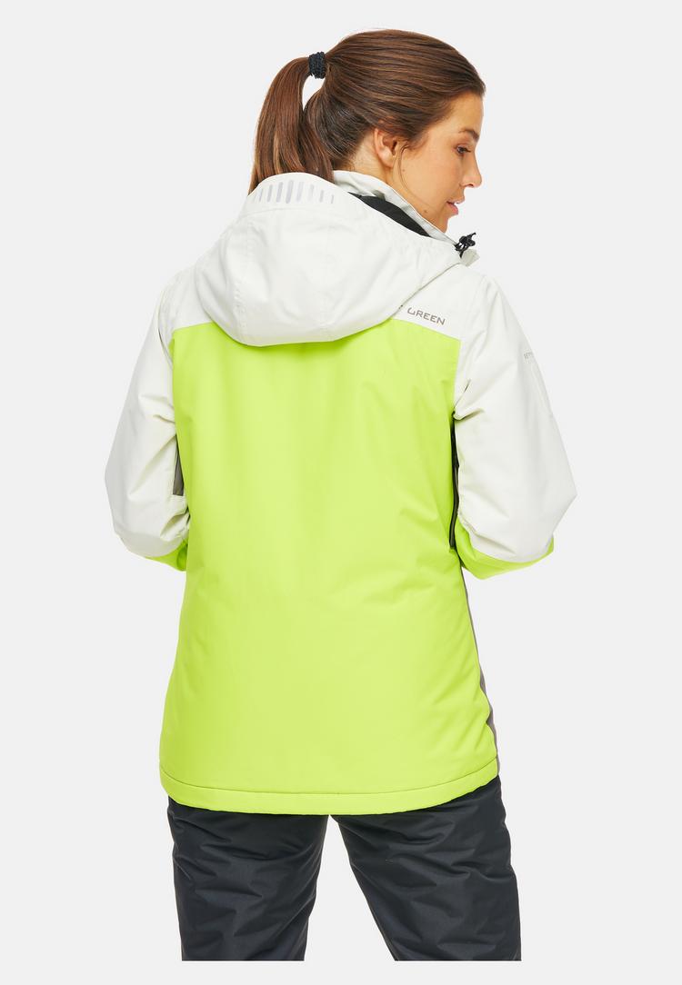 Jeff Green Jeff Green Marita Skijacke Damen - Silver Birch/Dark Gull/Lime Bunch - 2 | SportScheck