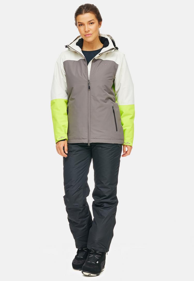 Jeff Green Jeff Green Marita Skijacke Damen - Silver Birch/Dark Gull/Lime Bunch - 3 | SportScheck