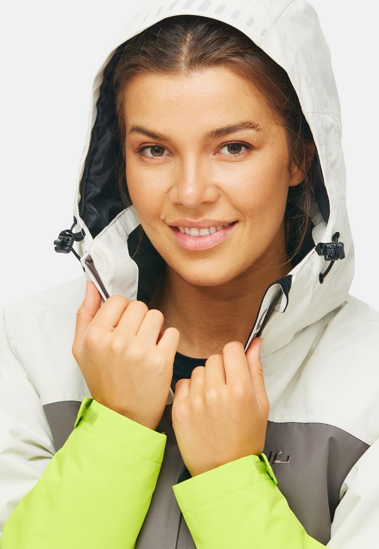 Jeff Green Jeff Green Marita Skijacke Damen - Silver Birch/Dark Gull/Lime Bunch - 4 | SportScheck