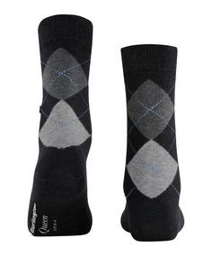 Rückansicht von Burlington Freizeitsocken Damen oil mel. (3986)