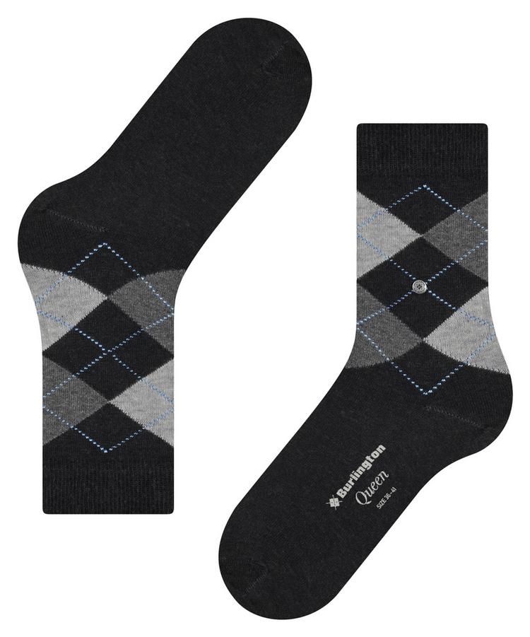 Burlington Burlington Queen Socken Damen - oil mel. (3986) - 2 | SportScheck