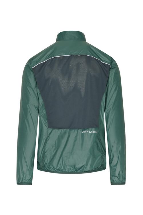 Rückansicht von Jeff Green Orion Fahrradjacke Herren Forest Green