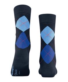 Rückansicht von Burlington Freizeitsocken Damen marine (6133)