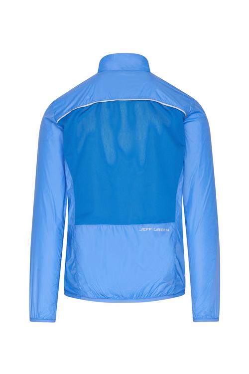 Rückansicht von Jeff Green Orion Fahrradjacke Herren Blue