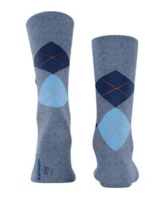 Rückansicht von Burlington Freizeitsocken Herren turquoise (6664)