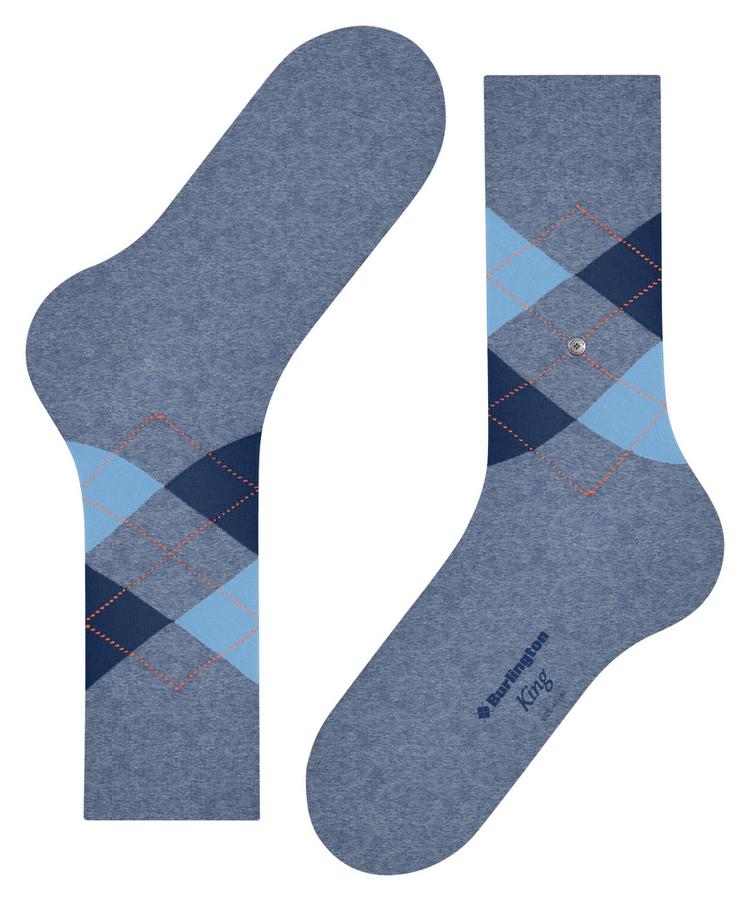 Burlington Burlington King Socken Herren - turquoise (6664) - 2 | SportScheck