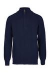 Cleptomanicx Ribber Troyer Strickpullover Herren - Dark Navy