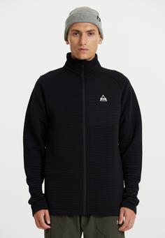 Rückansicht von SOS Muju Sweatjacke Herren 1001 Black