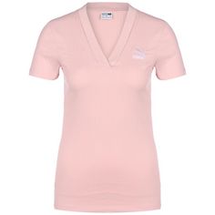 PUMA Classics T-Shirt Damen rosa