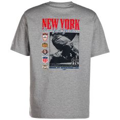 Rückansicht von New Era MLB New York Yankees Graphic T-Shirt Herren grau / rot