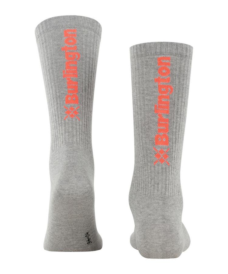 Burlington Burlington Black Logo Socken Herren - light grey (3400) - 0 | SportScheck