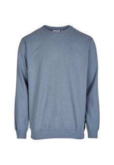 Cleptomanicx Ligull Sweatshirt Herren Blue Mirage