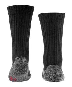 Rückansicht von Falke Wandersocken Kinder black (3000)