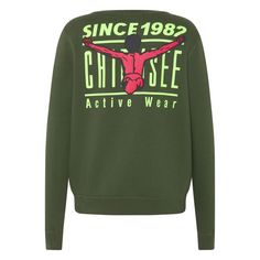 Rückansicht von Chiemsee Sweater Sweatshirt Kinder 19-0417 Kombu Green
