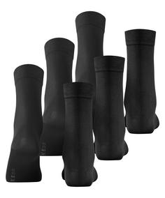 Rückansicht von Falke Freizeitsocken Damen black (3000)