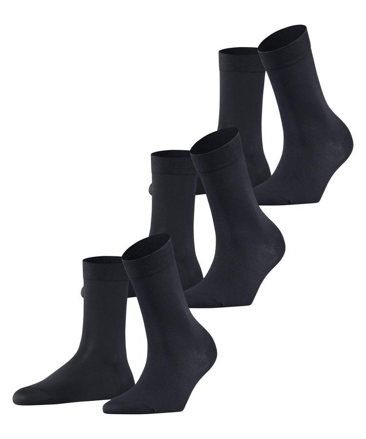 Falke Falke Cotton Touch Bundle 3P SO Socken Damen - dark navy (6370) - 0 | SportScheck