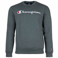 CHAMPION Sweatshirt Sweatshirt Herren Grün