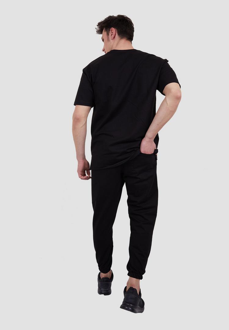 Tom Barron Tom Barron aus Oversize-Shirt und Jogginghose Trainingsanzug Herren - black - 9 | SportScheck