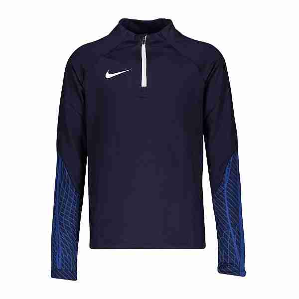 Nike Strike 23 HalfZip Sweatshirt Kids Funktionssweatshirt Kinder blaublaublauweiss